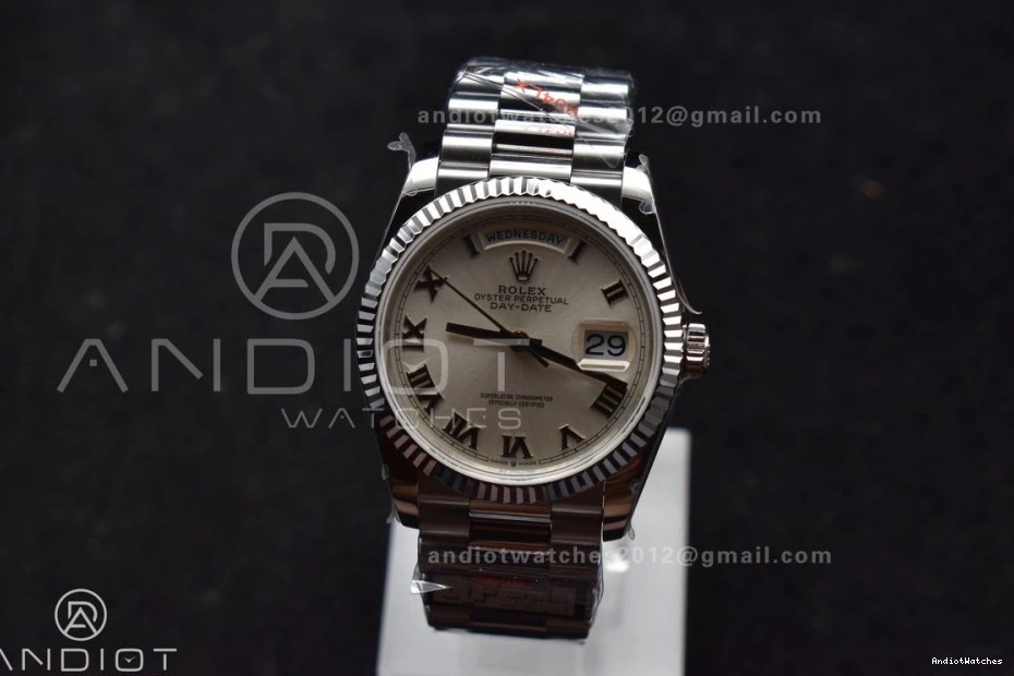 Dial Bracelet vr3255 Roman Unisex Edition Stick 36 Weight) DayDate 688 Steel President (Gain QF Best SS 904L on White V5 0407